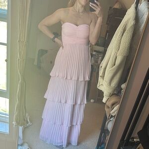 COPY - Beautiful three tier pink maxi dress, perfect for bridesmaid or wedding …